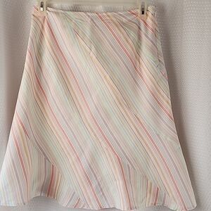 Tommy Hilfiger Pink and Orange Asymmetrical fit and flare Skirt - Size 6